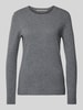 (The Mercer) N.Y. Kaschmirpullover mit Rundhalsausschnitt Mittelgrau Melange