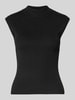 ICHI Tanktop in Strick-Optik Modell 'CODY' Black