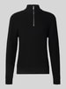 SELECTED HOMME Regular fit schipperstrui in wafelstructuur, model 'TOM' Zwart