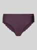 Skiny Slip mit elastischem Bund Aubergine