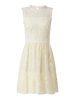 Esprit Collection Sukienka koktajlowa z organzy  Jasnożółty