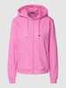 Montego Sweatjack met kangoeroezak Roze