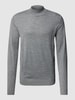 SELECTED HOMME Strickpullover mit Turtleneck Modell 'TOWN' Silber