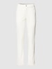 Christian Berg Woman Stoffen broek met 5-pocketmodel Offwhite