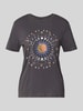 Only Regular Fit T-Shirt aus reiner Baumwolle Modell 'KITA LUNA' Anthrazit Melange