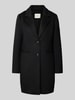 Tom Tailor Denim Slim Fit Mantel mit Woll-Anteil Black