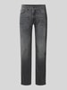 Pierre Cardin Tapered fit jeans in used-look, model 'Lyon' Middengrijs