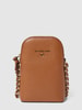 MICHAEL Michael Kors Crossbodytas met labelapplicatie, model 'JET SET CHARM' Cognac