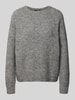 Weekend Max Mara Relaxed Fit Strickpullover aus Alpaka-Mix Modell 'GHIACCI' Mittelgrau