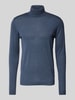 Roy Robson Wollen pullover met col Blauw