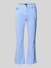 Raffaello Rossi Regular Fit Jeans mit Fransen Rauchblau