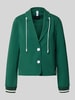 Marc Cain regular fit blazer met steekzakken Groen