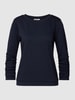 Tom Tailor Denim Sweatshirt met 3/4-mouwen Donkerblauw