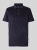 Strellson Poloshirt met structuurmotief, model 'Joseph' Marineblauw