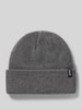MCNEAL Czapka z mieszanki wiskozy z fakturowanym wzorem Jasnoszary melanż