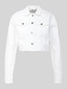 Only Regular fit jeansjack van katoenmix, model 'WONDER' Wit