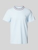 Lacoste T-Shirt mit Label-Stitching Hellblau