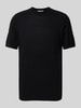 SELECTED HOMME T-Shirt aus reiner Wolle Black