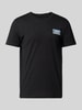 Tom Tailor Denim Regular Fit T-Shirt mit großem Label-Schriftzug BLACK