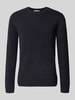 Marc O'Polo Denim Regular Fit Strickpullover aus Baumwoll-Mix Marine