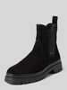 Gant Chelsea boots van leer met applicatie, model 'Aligrey' Zwart