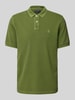 Marc O'Polo Regular Fit Poloshirt aus reiner Baumwolle mit Logo-Stitching Gruen