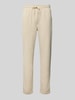 Only & Sons Relaxed Fit Jogpants mit leichtem Strukturmuster Modell 'NEWKODYL' Beige