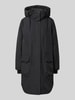 Didriksons Parka met capuchon en klepzakken, model 'AIKO' Zwart