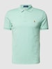 Polo Ralph Lauren Regular fit poloshirt met logostitching Turquoise