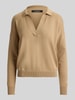 Lauren Ralph Lauren Relaxed Fit Pullover aus Baumwoll-Mix mit Polokragen Camel