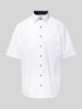 Eterna Koszula casualowa o kroju regular fit z czystej bawełny Biały