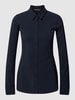 D´Etoiles Casiope Blouse met knoopsluiting, model 'Petite' Marineblauw