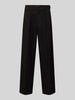 HUGO High Waist Bundfaltenhose mit Bügelfalten Black