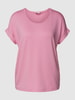 Only T-shirt met ronde hals, model 'Moster' Roze