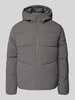 Jack & Jones Steppjacke mit Kapuze Mittelgrau