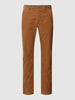 Tommy Hilfiger Corduroy broek met logostitching, model 'DENTON' Camel