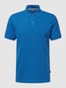 BOSS Poloshirt mit Label-Stitching Modell 'Pallas' Blau