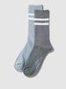 s.Oliver RED LABEL Socken mit Kontraststreifen im 2er-Pack Blau