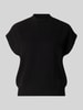 VERO MODA Loose Fit Pullover aus Viskose-Baumwoll-Mix Modell 'ELLY' Black