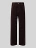 Carhartt Work In Progress Corduroy broek met steekzakken, model 'LANDON' Donkerbruin