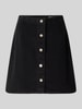 VERO MODA spódnica mini o kroju regular fit z mieszanki bawełny model 'ETTA' Czarny
