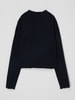 Tom Tailor Shirt met lange mouwen en opstaande kraag Marineblauw