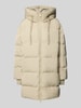 MOS MOSH Płaszcz puchowy zapinany na zamek błyskawiczny dwustronny Piaskowy
