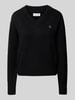 Calvin Klein Jeans Gebreide pullover met labelpatch Zwart