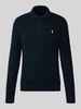 Polo Ralph Lauren kardigan rozpinany w kroju regular fit z czystej bawełny Granatowy