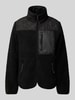 TheJoggConcept Fleecejacke mit Stehkragen Modell 'BERRI' Black