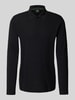 BOSS Green Regular Fit Poloshirt mit Label-Stitching Modell 'Plisy' Black