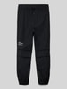 CHAMPION Sweatpants mit Logo-Print Black