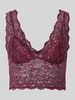 Only Bralette mit Spitzenbesatz Modell 'CHLOE' Bordeaux