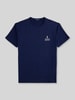 Polo Ralph Lauren relaxed fit T-shirt van puur katoen met gestikt logo Marineblauw